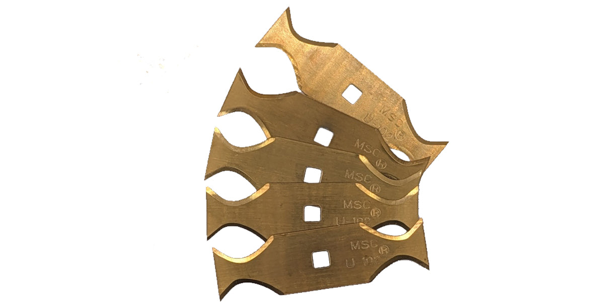 U-102™ Bow-Tie Blade "Gold" Titanium (5-pack)