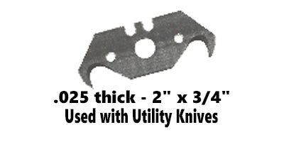 U-107 Deep Hook Blade (5-pack)