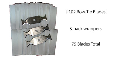 75 Blade Special U-102™ Bow-Tie Blades